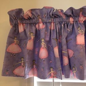 Ballerina Handmade Valance Curtains 44 X 14